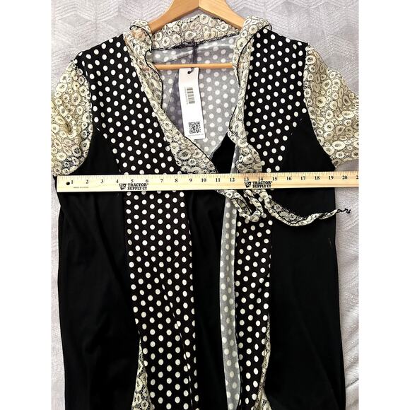 NWT Lily by Firmana Open Front Cardigan Size XL Whimsical Fun Flirty - Picture 5 of 6